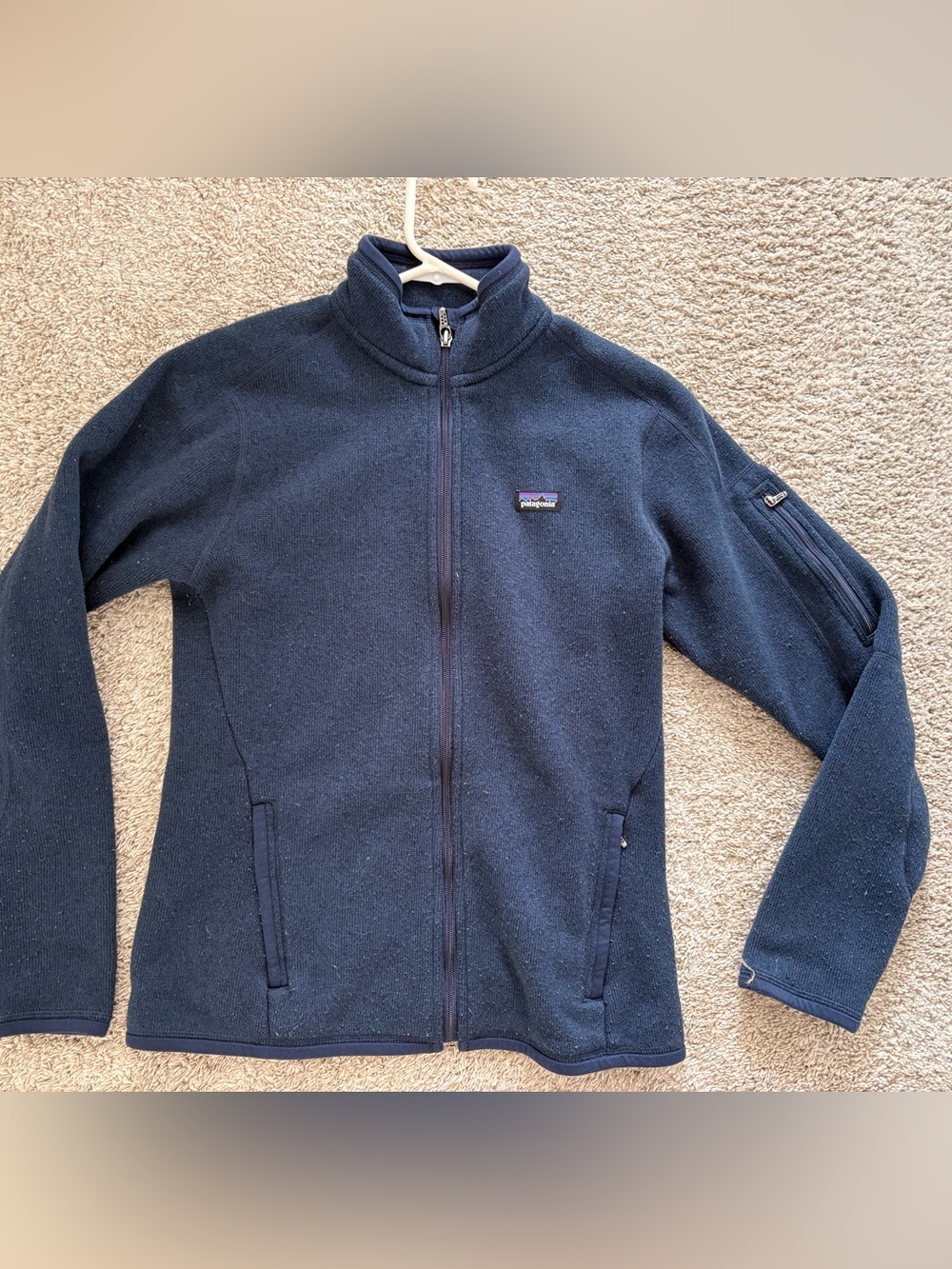 Patagonia Women's better sweater Navy Full-Zip Fleece Jacket